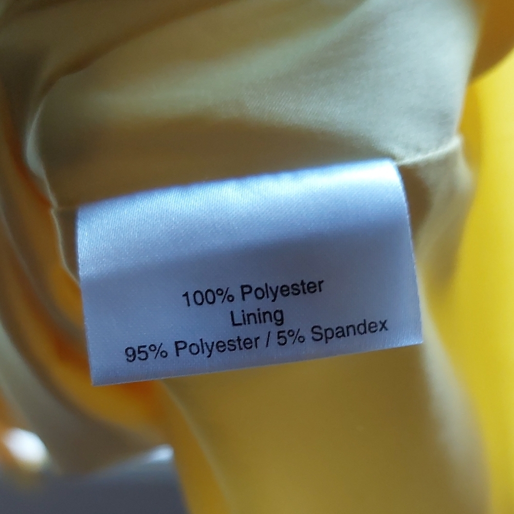 Rachel Parcell Marigold Yellow Serene Midi Ruffle Dress Sz L - Picture 16 of 17